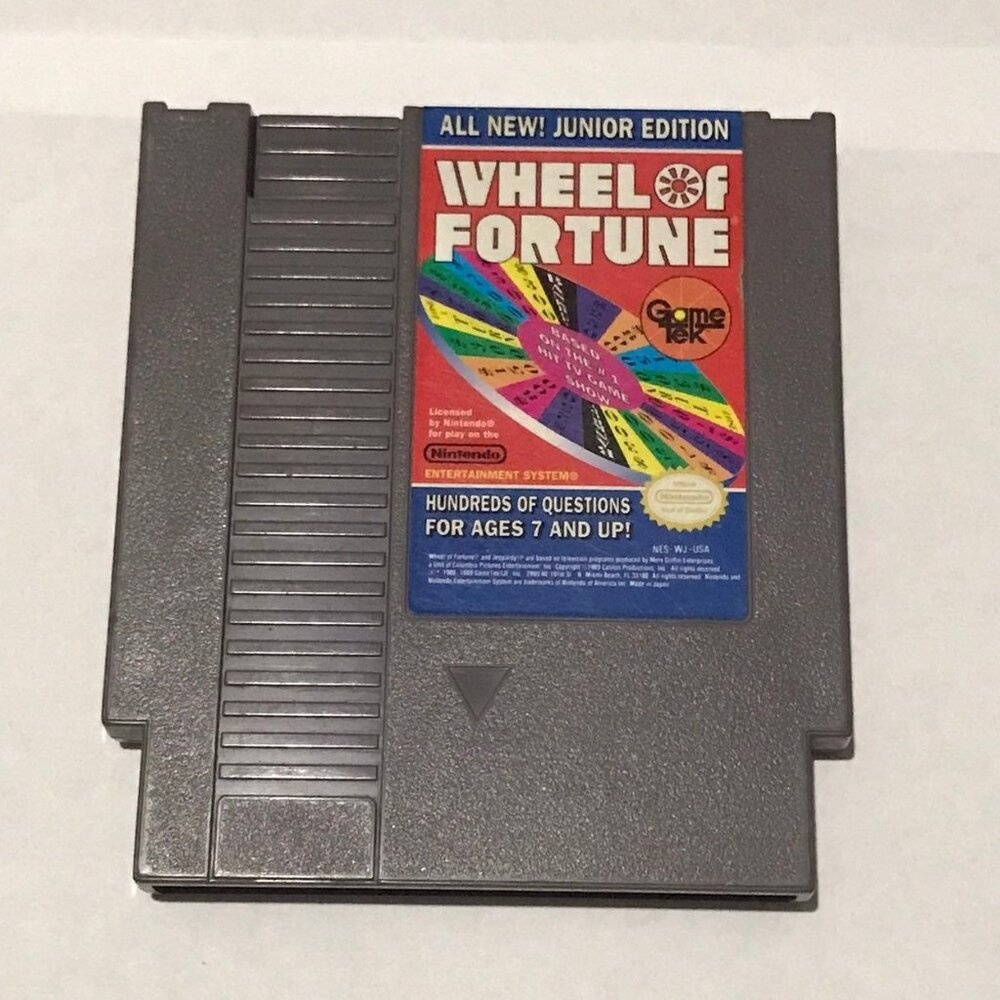 Nintendo NES Wheel Of Fortune